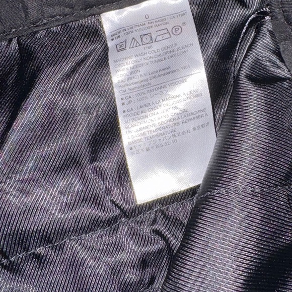 Banana Republic black wide leg dress pants size 0 - Picture 6 of 9